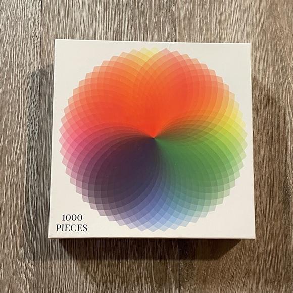 EUC “Bgraamiens” THE COLOR GAME Puzzle, 1000 Piece Round Jigsaw Puzzle - Picture 1 of 11